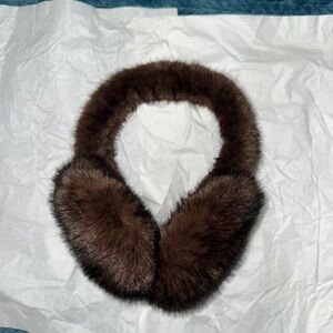 Chic Brown Fur Earmuffs